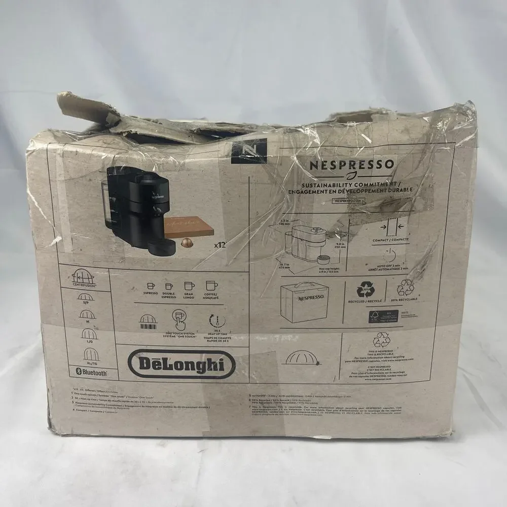 Nespresso Vertuo Pop+ Coffee Espresso Machine DeLonghi Black Single Serve ENV90B